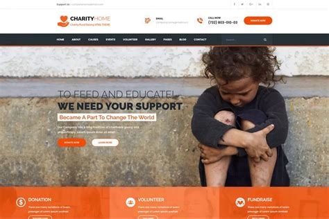 non profit organization website template|Best 30+ NGO Website Templates For 2024 .